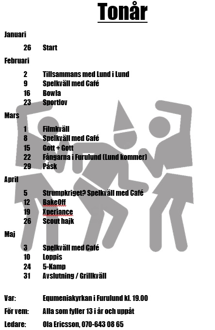 Tonårs program